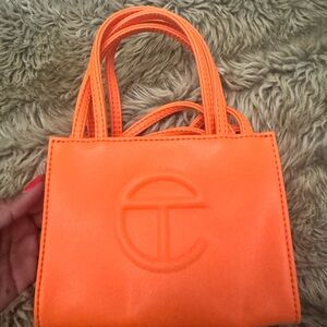 Telfar Vibrant Orange Mini Bag